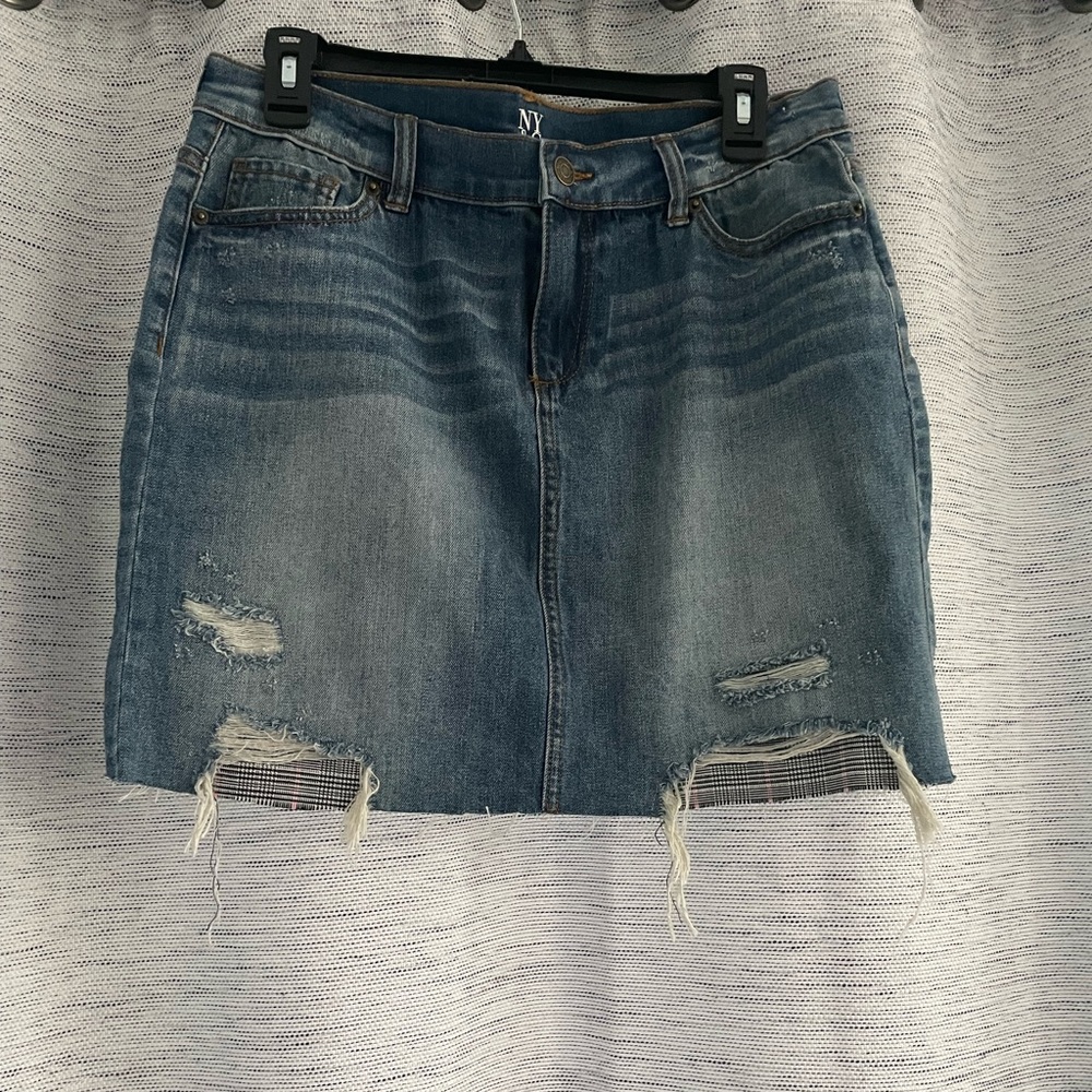New York and company denim skirt.